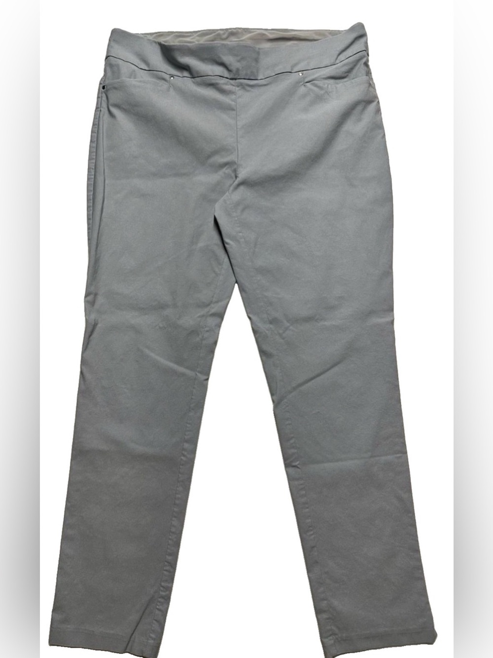 Callaway Women’s XXL Gray Pull On Stretch Golf Pants Slim Tapered Performance
